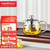 金灶（KAMJOVE） 玻璃泡茶壶 飘逸杯小茶道杯304茶水分离杯耐热玻璃茶壶迷你茶具 【断水利落】AM-713 150ml