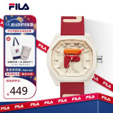 斐乐（FILA）手表女新年锦鲤配色情侣款运动时尚腕表男 FLM38-6105-040