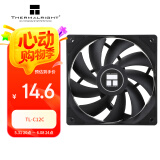 Thermalright(利民) TL-C12C 黑色12cm入门级风压扇 经典磁稳S-FDB轴承 50CM 4PIN串接PWM接头 1550转速