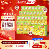 蒙牛酸酸乳柚子绿茶250g*24盒乳酸菌风味果茶饮料儿童早餐饮品礼盒装