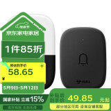 公牛(BULL) 门铃 电池款无线门铃无线远程家用门铃带音乐开关面板一拖一组合GWM04