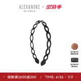 亚历山大（ALEXANDRE DE PARIS） 简约女士头箍压发时尚发饰经典头饰女 N 黑色细