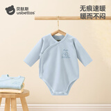 贝肽斯德绒婴儿衣服包屁衣秋冬打底内搭长袖新生儿宝宝保暖连体衣