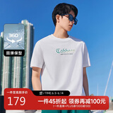卡宾【凉感索罗那】男装T恤24春夏渐变肌理LOGO短袖 米白色 M