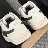 彪马（PUMA）板鞋男鞋女鞋 冬季新款运动鞋轻便低帮情侣皮面小白鞋潮流休闲鞋 【主推款】米白-军绿-CAVEN系列 42.5 (内长275mm)