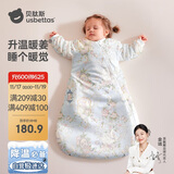 贝肽斯婴儿睡袋暖姜恒温儿童一体睡袋婴幼儿防踢被睡衣四季双层 弗里德S