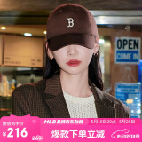 MLB棒球帽【女明星虞书欣同款】新年鸭舌帽软顶3ACP7701N-43BRD-F