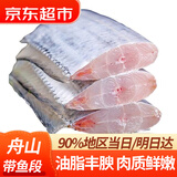 往牧舟山带鱼段 生鲜 鱼类 冷冻 刀鱼整条 带鱼段净重6斤装