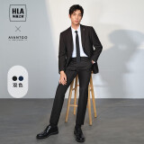 海澜之家西服套装男春秋轻商务经典系列西装套装男HTXAW3Y001A