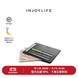 INJOYLIFE男士小钱包短款2022新款真皮钱夹驾驶证皮夹创意学生 黑色