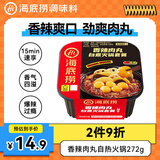 海底捞自热火锅 方便速食出游野餐便携无需热水 香辣肉丸272g