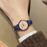 路易爵伦学生手表女款公务员考试专用初高中复古防水静音机械石英表开学季