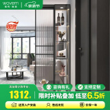 唯有唯美玄关柜入户鞋柜一体隔断双面客厅屏风现代简约正对门玻璃隔断柜 洛克6