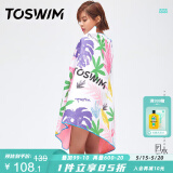 TOSWIM拓胜速干浴巾游泳毛巾运动吸水巾旅行毛巾快干沙滩巾 水果诱惑