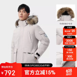 骆驼（CAMEL）【王俊凯同款】户外羽绒服男女中长款700蓬防泼水加厚御寒外套