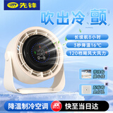 先锋（SINGFUN）风宝数显USB空气循环扇台式桌面小风扇新款长续航办公室寝室户外大风量静音风扇家用电风扇DZS-D15