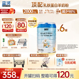 蓝河绵羊奶婴幼儿配方羊奶粉【2800mg乳铁蛋白】专利OPO新西兰进口 3段800g*6