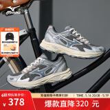 美津浓（MIZUNO）【RACER S】软底轻便运动跑步鞋男女同款缓震透气休闲慢跑鞋 19/渣渣灰 36 (225mm)