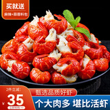 鲜渔翁特大小龙虾尾冷冻生鲜1000g麻辣小龙虾球新鲜特级固形物含量≥70% 4斤 大号龙虾尾 【送料包】
