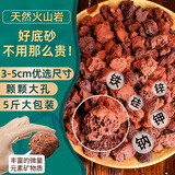 坤宁王鱼缸火山石2.5kg底砂天然造景石颗粒滤材鱼缸专用砂石