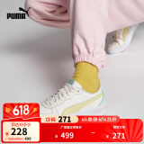 彪马（PUMA）官方 休闲鞋女秋季女子厚底运动透气低帮休闲板鞋 SKYE 374764 淡黄色-蓝色-浅粉色-09 37.5