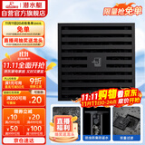 潜水艇（Submarine）BTK50-10黄铜烤漆黑色地漏卫生间淋浴防臭地漏 大排量地漏50管径