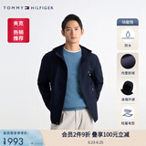TOMMY HILFIGER【出走都市防水】春夏男装微抓绒风衣款软壳夹克外套J2787 深海蓝FAP M （推荐：135-150斤）