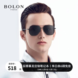 BOLON暴龙眼镜飞行员太阳镜偏光墨镜驾驶镜户外钓鱼防晒墨镜 BL8068 BL8068C10 蓝灰偏光【经典】