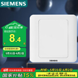 西门子（SIEMENS）开关插座 空白面板 白板 86型暗装面板 远景雅白色