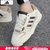 阿迪达斯 （adidas）三叶草鞋子男 2025夏季新款运动鞋时尚小白鞋低帮板鞋潮流休闲鞋 三叶草板鞋/白色/棕褐 41