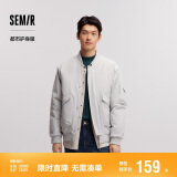 森马棉服男防水防油防污防风冬装厚飞行员棒球领夹克109724112101