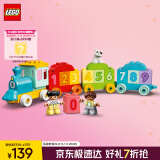 乐高（LEGO）积木得宝10954 数字火车大颗粒积木桌儿童玩具生日礼物家居装饰