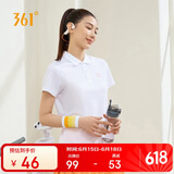 361°短袖女春夏季运动t恤速干衣polo衫跑步健身休闲瑜伽662424130H-1