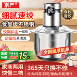 京严【德国品质】绞肉机家用电动绞馅机商用5升大容量打蒜器多功能料理机碎肉打肉搅菜搅拌和面一体机 2025新款【软硬三档】40%客户选择 2L 【铰肉机笫一名】绞肉绞菜多功能一体机