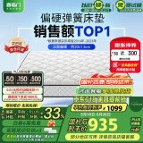 喜临门 椰棕床垫 邦尼尔弹簧床垫 抑菌防螨床垫 极光白2S 1.8x2米