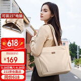 POLO单肩包女包包2025最新款女包大容量15英寸电脑托特包高级轻便挎包