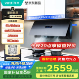 华帝（VATTI）【国家补贴20%】新氧脱排抽油烟机灰色超薄近吸家用28风量变频大吸力净烟机 i11X9T【单烟机】