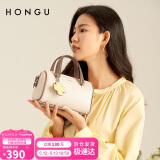 红谷女士包包牛皮单肩包女包斜挎包包手拎包简约枕头包 母亲节礼物