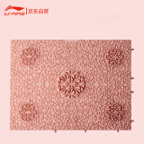 李宁（LI-NING）指压板 趾压板超慢跑步脚底按摩穴位垫超痛小竹笋家用成人儿童粉