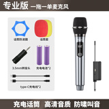 山水（SANSUI）无线麦克风广场舞会议主持直播K歌户外手持便携演出家庭ktv唱歌万能通用专业级U段充电话筒 专业版单麦【演出级话筒】一拖一 真U段无线充电