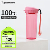 特百惠（Tupperware）茶韵500ML塑料杯男女士学生夏季运动水杯子户外便携大容量 柔蜜粉