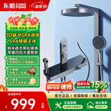 东鹏（DONGPENG）官方淋浴花洒套装背喷增压全铜枪灰色数显腰喷背部出水花洒全套 【新升级】434H-圆顶3D脉冲SPA背喷 【59A全铜水路芯】