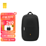 地平线8号（LEVEL8）商务休闲双肩包背包 15.6英寸大容量男士电脑包书包黑色