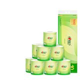 心相印茶语丝享系列纸巾卷纸卫生纸 卷筒纸厕所纸有芯卷纸 4层 120g/卷*12卷