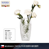 BOHEMIA捷克进口水晶玻璃花瓶透明插花欧式现代桌面居家小号摆件办公室 尼克插花摆件