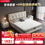 顾家家居（KUKA）乳胶床垫席梦思七区弹簧抑菌防螨面料M1016Z 5G垫plus-1.5X2.0
