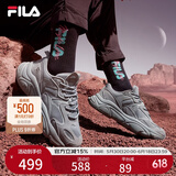 FILA 斐乐运动鞋女MARS II 火星系列二代秋秋季时尚复古跑步鞋女 合金灰-AL 35.5