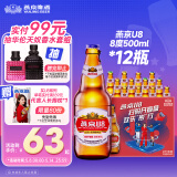 燕京啤酒 U8小度酒500ml*12瓶 开春踏青季 整箱装 新老包装交替发货
