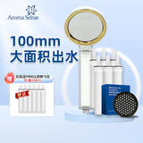 Aroma Sense过滤手持花洒喷头增压沐浴花洒韩国进口活性碳除氯净水过滤 PRC透明标配+6支过滤棉+碳盒