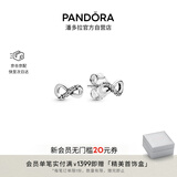 潘多拉（PANDORA）闪亮永恒符号耳钉925银无限符号时尚百搭情人节礼物送女友